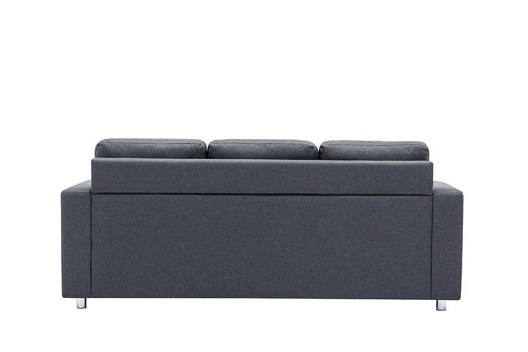 Sectional W/Reversible Chaise Grey Fabric - IF 9325
