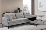 RHF Sectional Grey Fabric - IF 9061