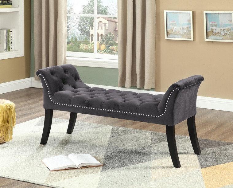 Elegant Velvet Bench - IF-6230-6231-6232-6233