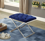 Elegant Velvet Fabric Bench - IF-6290-6291-6292