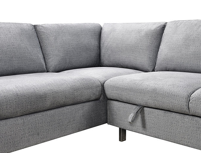 LHF Sofabed Sectional Grey Fabric - IF 9022