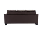 Sectional W/Reversible Chaise Black PU - IF 9355
