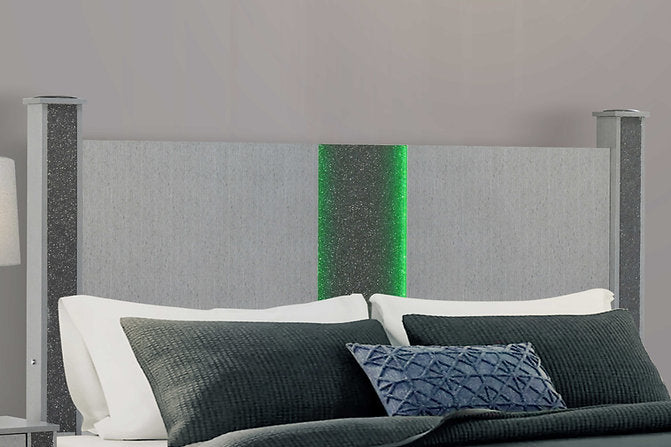 Logan-Silver Bedroom Set