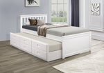 Single/Single Captain Bed White-IF 300