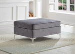 Elegant Velvet Ottoman - IF-9285