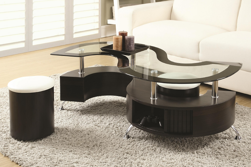 Coffee Table with 2 Stools - IF 2050
