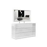 Taylor High Gloss White Lacquer Bedroom Set
