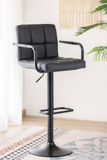 ST 7705 Bar Stool - Black PU