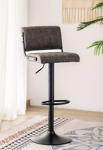ST 7801 Bar Stool - Grey PU