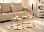 Underhill 2Pc Coffee Set (Gold)