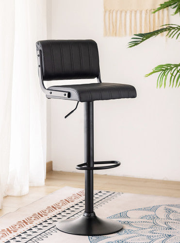 ST 7800 Bar Stool - Black PU