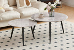 Farleigh 2Pc Coffee Table Set (Armani Grey Stone)