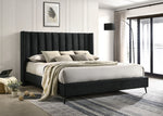 Galen 78" King Bed (Grey Velvet)