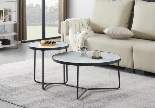 Vespermoor 2Pc Coffee Set (Snowy White Stone)