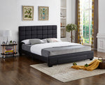 IF 5490 60" Queen Bed (Black PU)