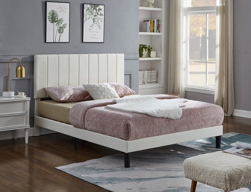 IF 5362 54" Double Bed (White PU)