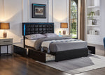 IF 5400 54" Double Bed (Black PU)