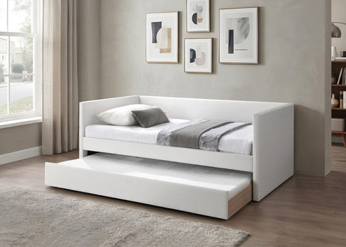 Birchcrest Single/Single Day Bed W/Trundle (Beige)