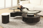 Quorra Coffee Table & 2 Stools