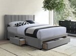 Quentin 54" Double Bed (Grey)