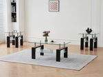 Yarrow Coffee Table (Glossy Black)