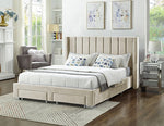 Nadia 78" King Bed (Creme)