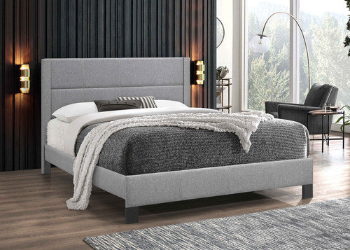 Waverly 39" Single Bed (Light Grey Fabric)