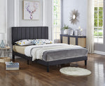 IF 5360 60" Queen Bed (Black PU)