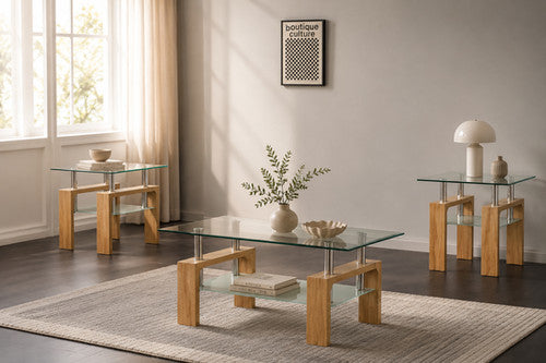 Vercingetorix End Table (Light Natural)