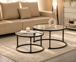 Thistledown 2Pc Coffee Set (Black)