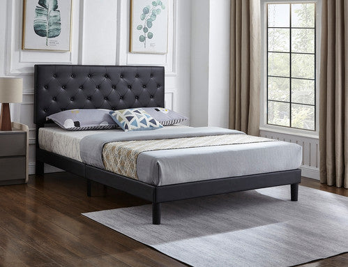 IF 5380 54" Double Bed (Black PU)