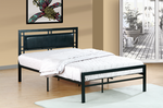 Greer 60" Queen Bed (Black)