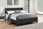Noor 54" Double Bed (Black PU)
