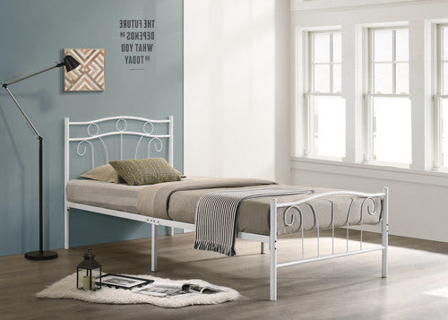 Merrick 39" Single Bed (White)