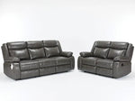 Salem - Manual Recilner Sofa and Loveseat Set